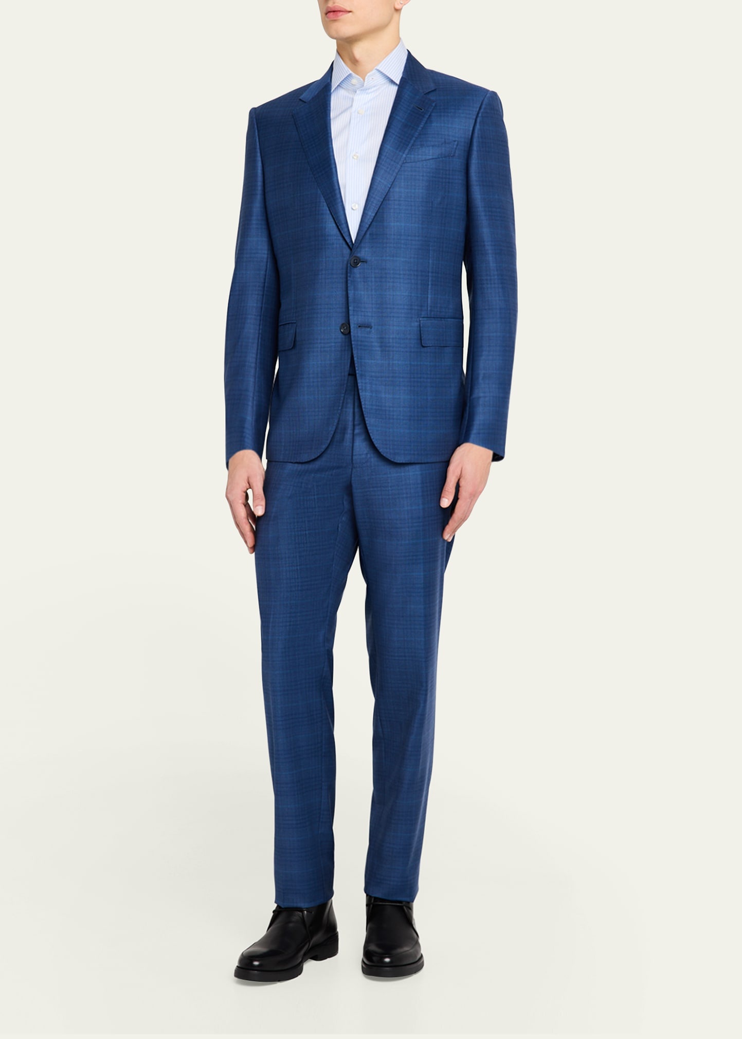 Men's Trofeo Check Suit - 2