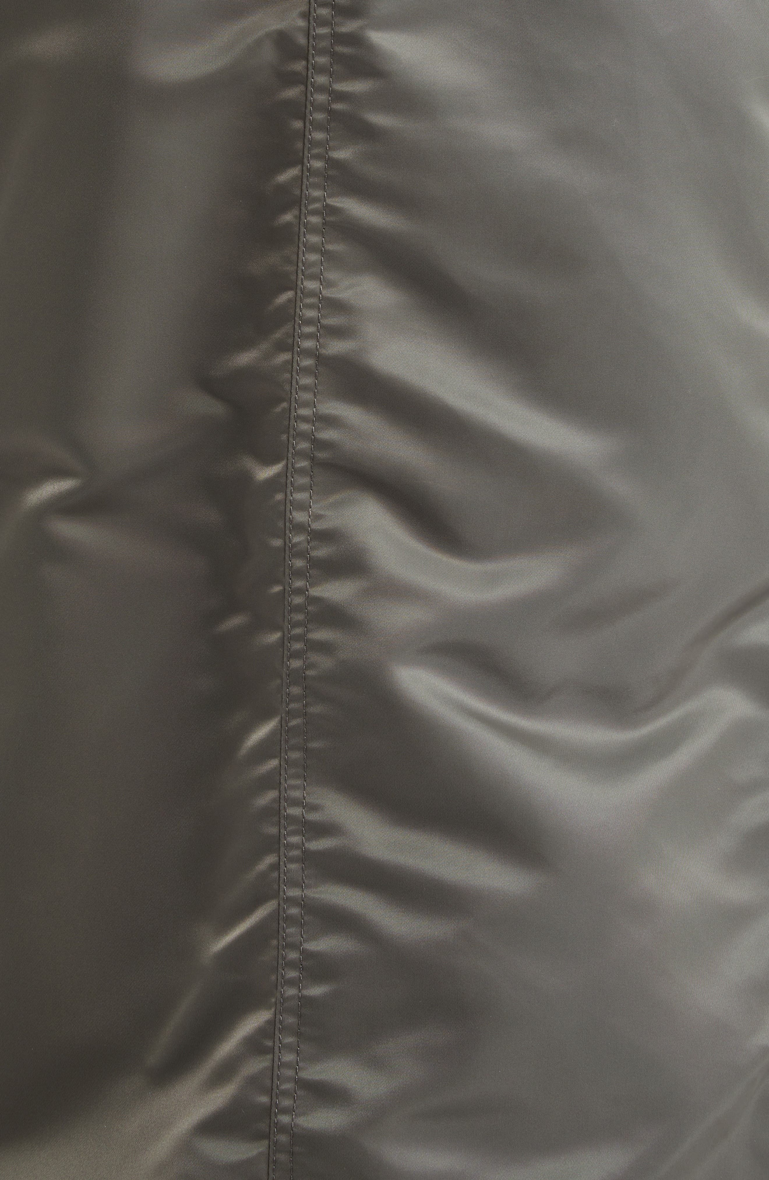 Sacai Insulated Nylon Twill Midi Skirt in Taupe at Nordstrom - 7