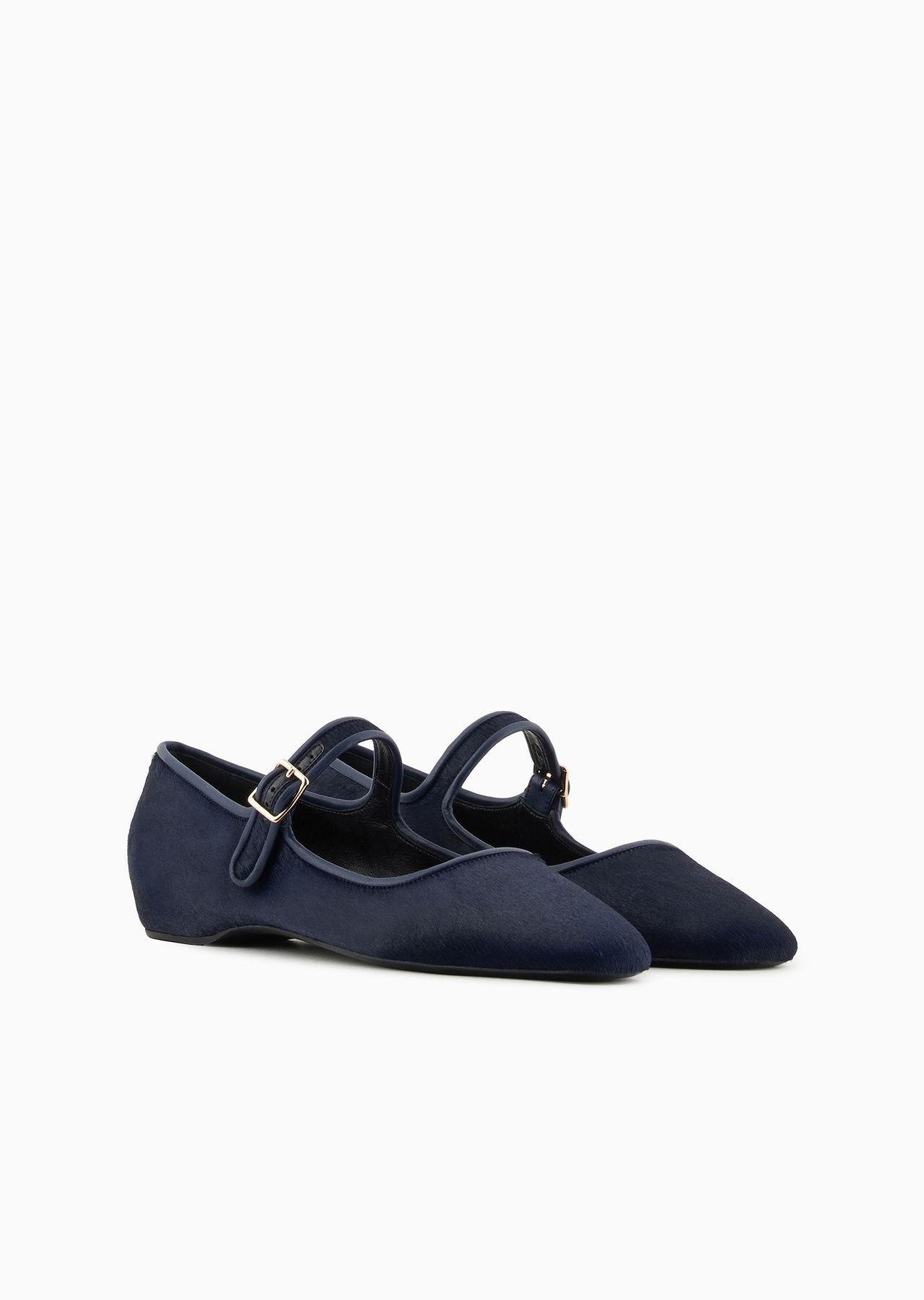 Ballerinas with nappa leather and ponyskin-effect strap - 2