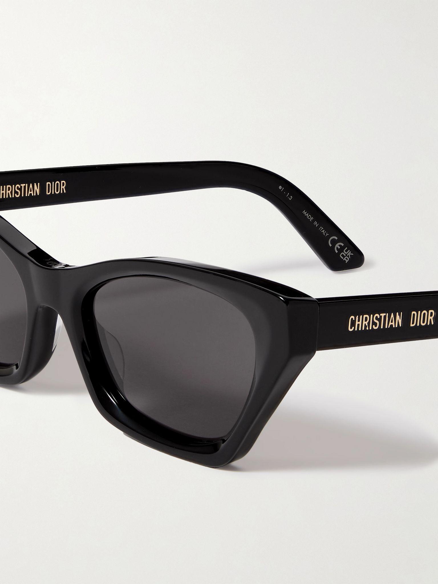 DiorMidnight B1I cat-eye acetate sunglasses Black - 4