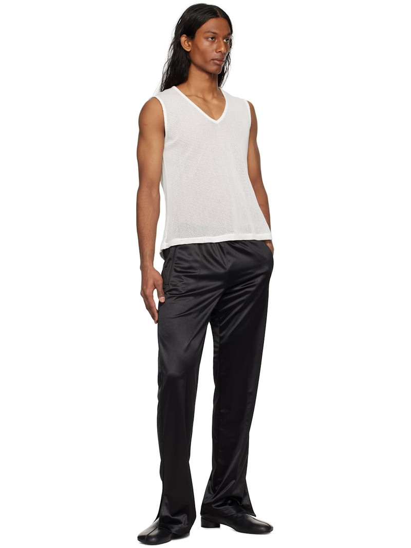 MM6 Maison Margiela Black Pinched Seams Sweatpants outlook