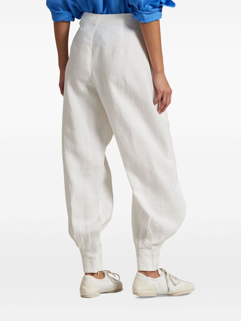 wrap-effect trousers 4