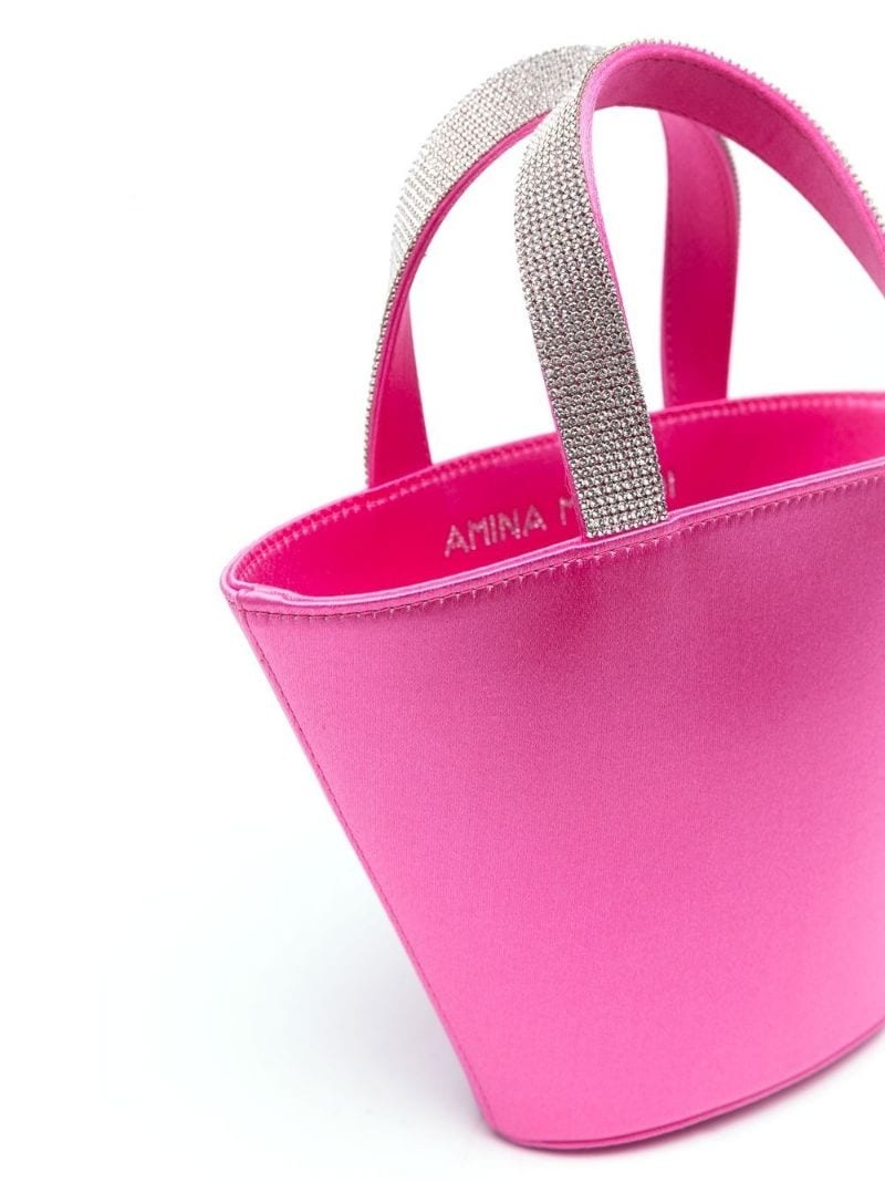 Rih satin bucket bag - 4