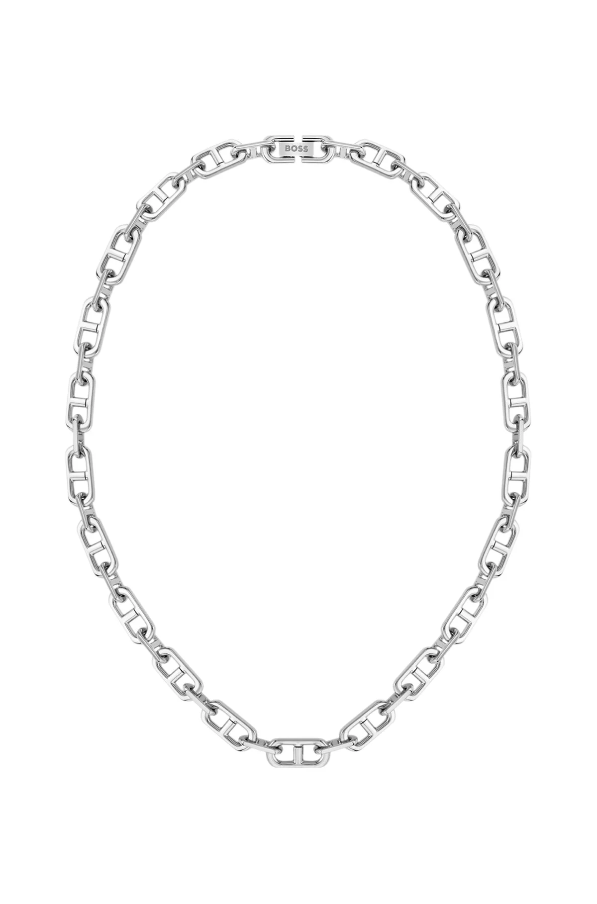 POLISHED AND BRUSHED CHAIN NECKLACE - 1