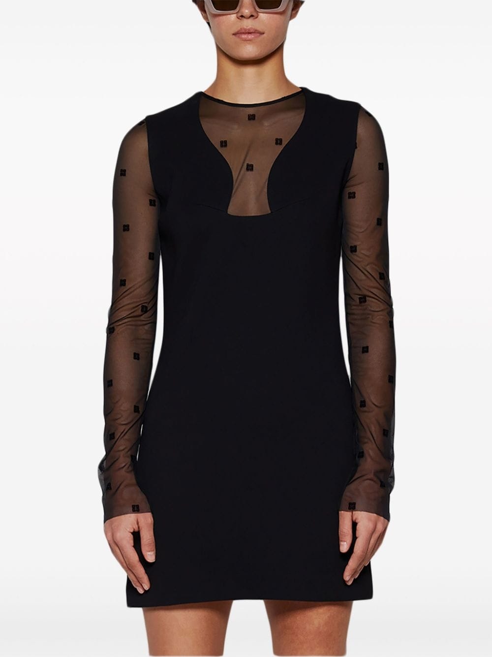 4G tulle minidress - 3