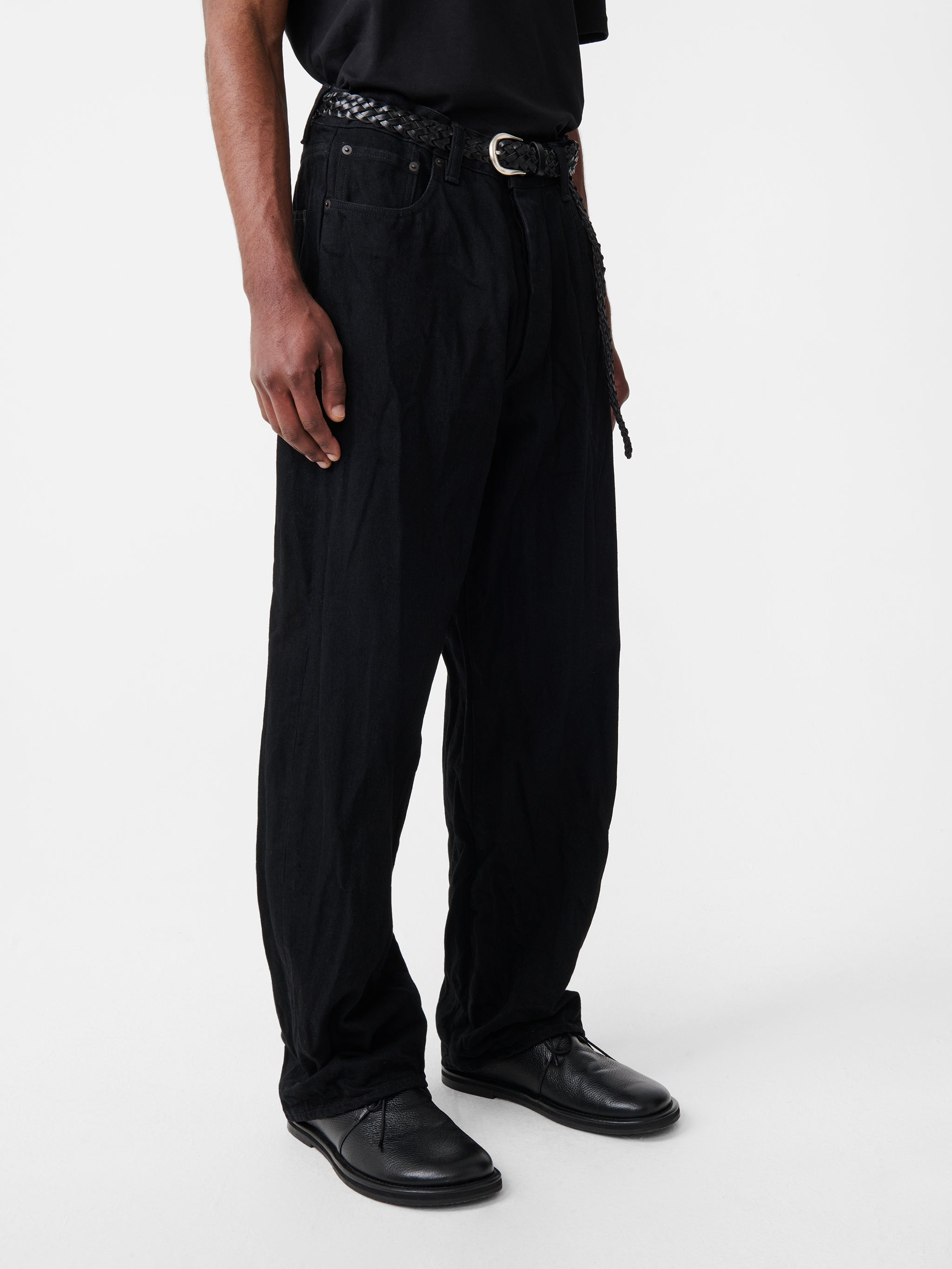 Seb Crinkle Denim Pant - 9