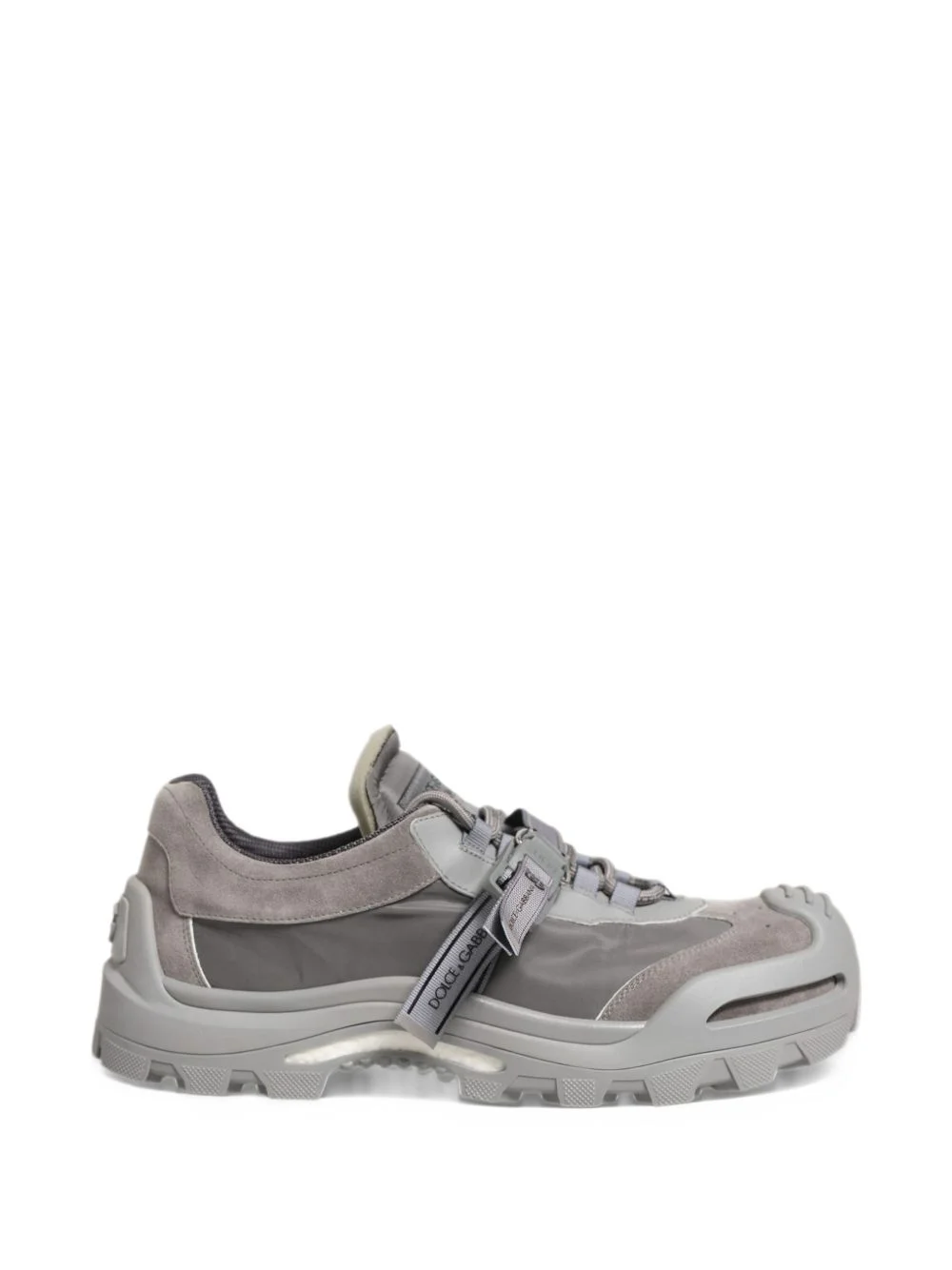 gray Airmaster panelled low-top sneakers - 1