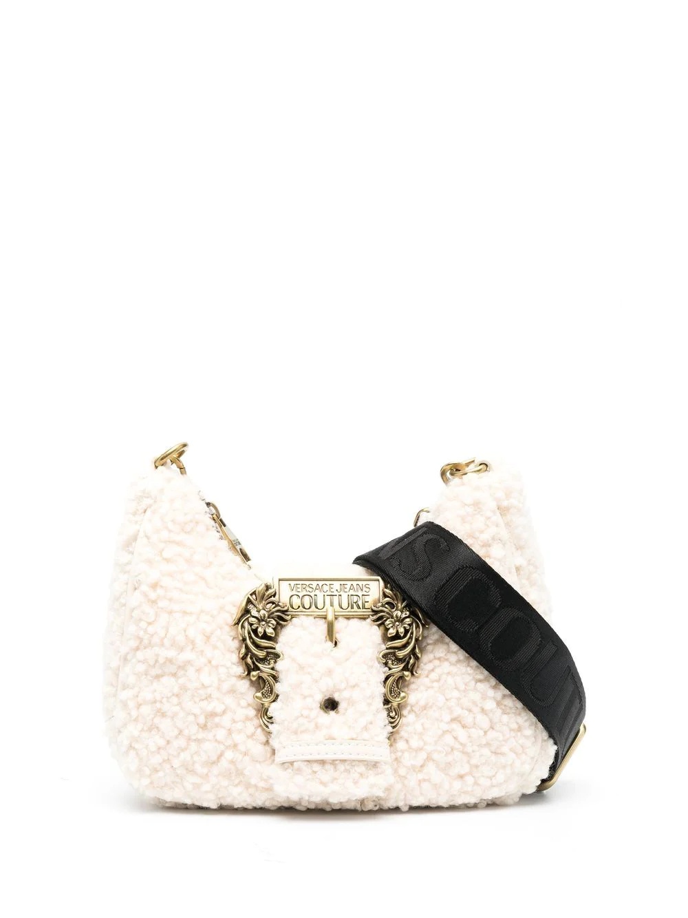 logo-buckle detail shoulder bag - 1