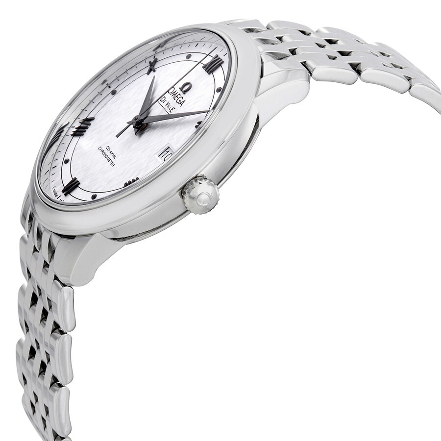 Omega De Ville Automatic Silvery White Dial Men's Watch 424.10.40.20.02.005 - 2