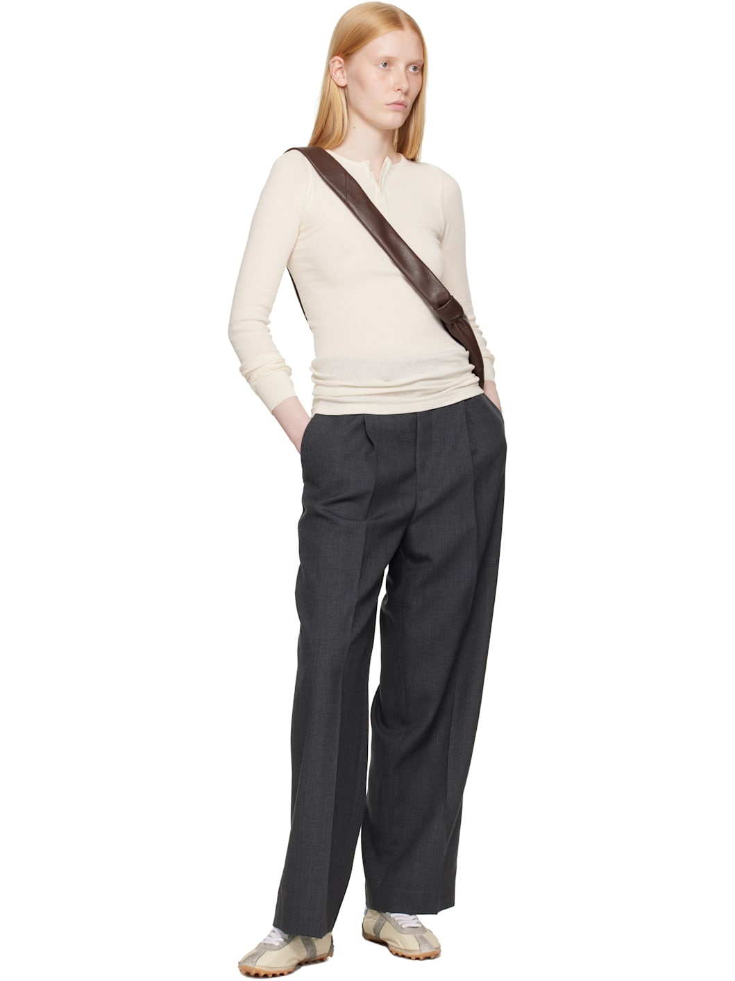 Off-White Organic Soft Rib Henley - 4