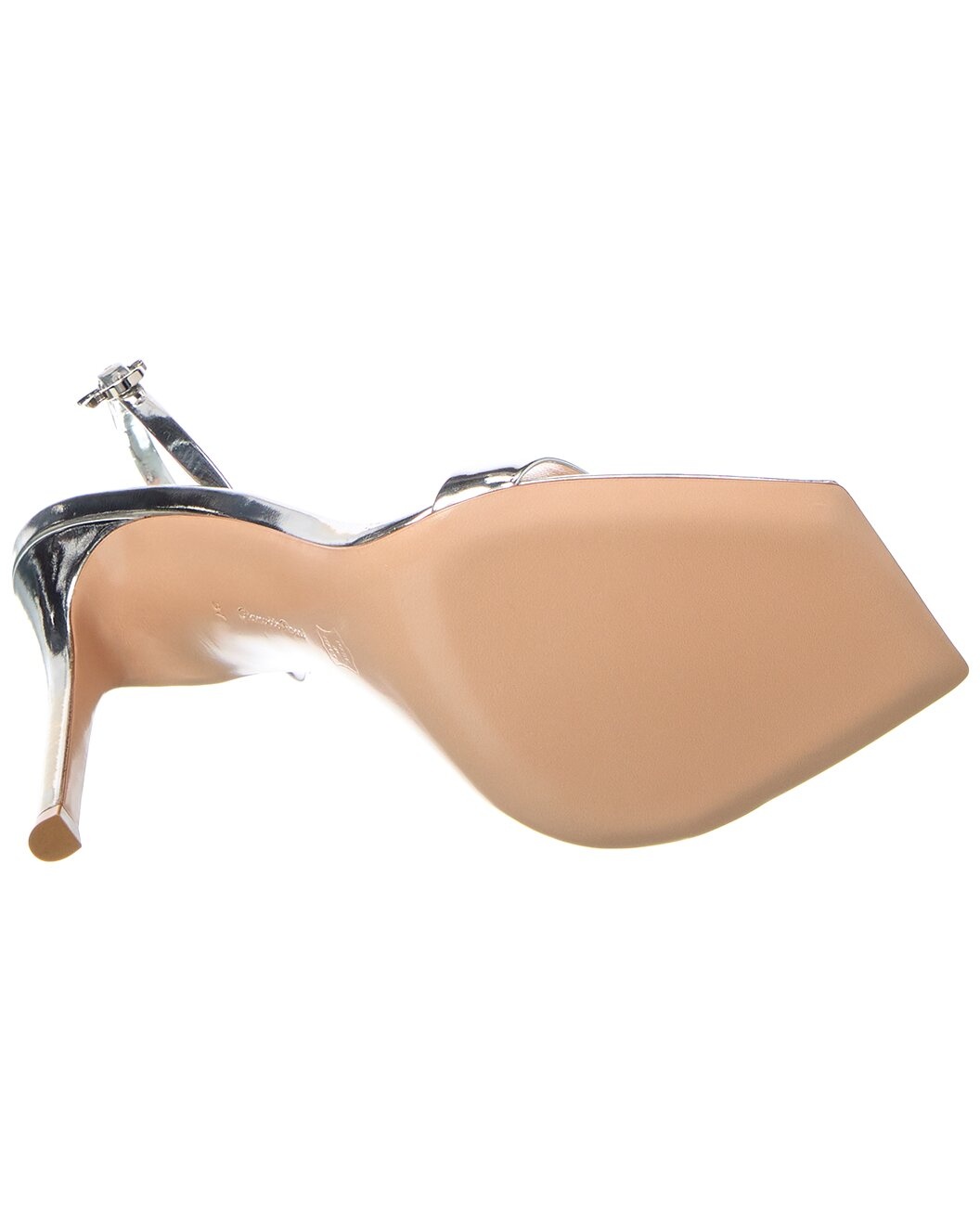 Gianvito Rossi Ribbon Stiletto 105 Leather Slingback Sandal - 4