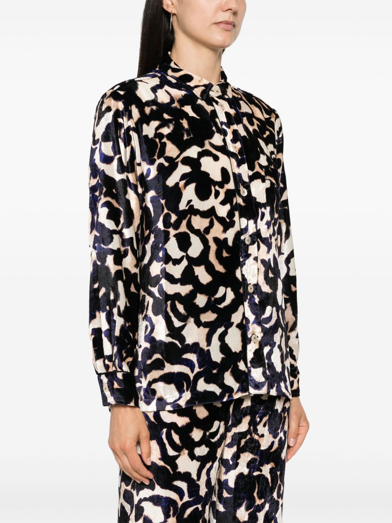 animal-print velvet shirt 3