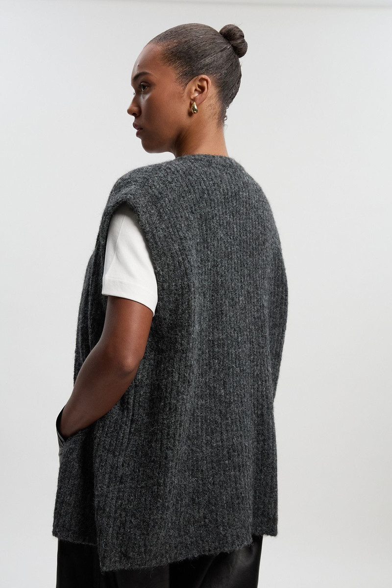 Plus Size Cosy Knit Waistcoat top 5