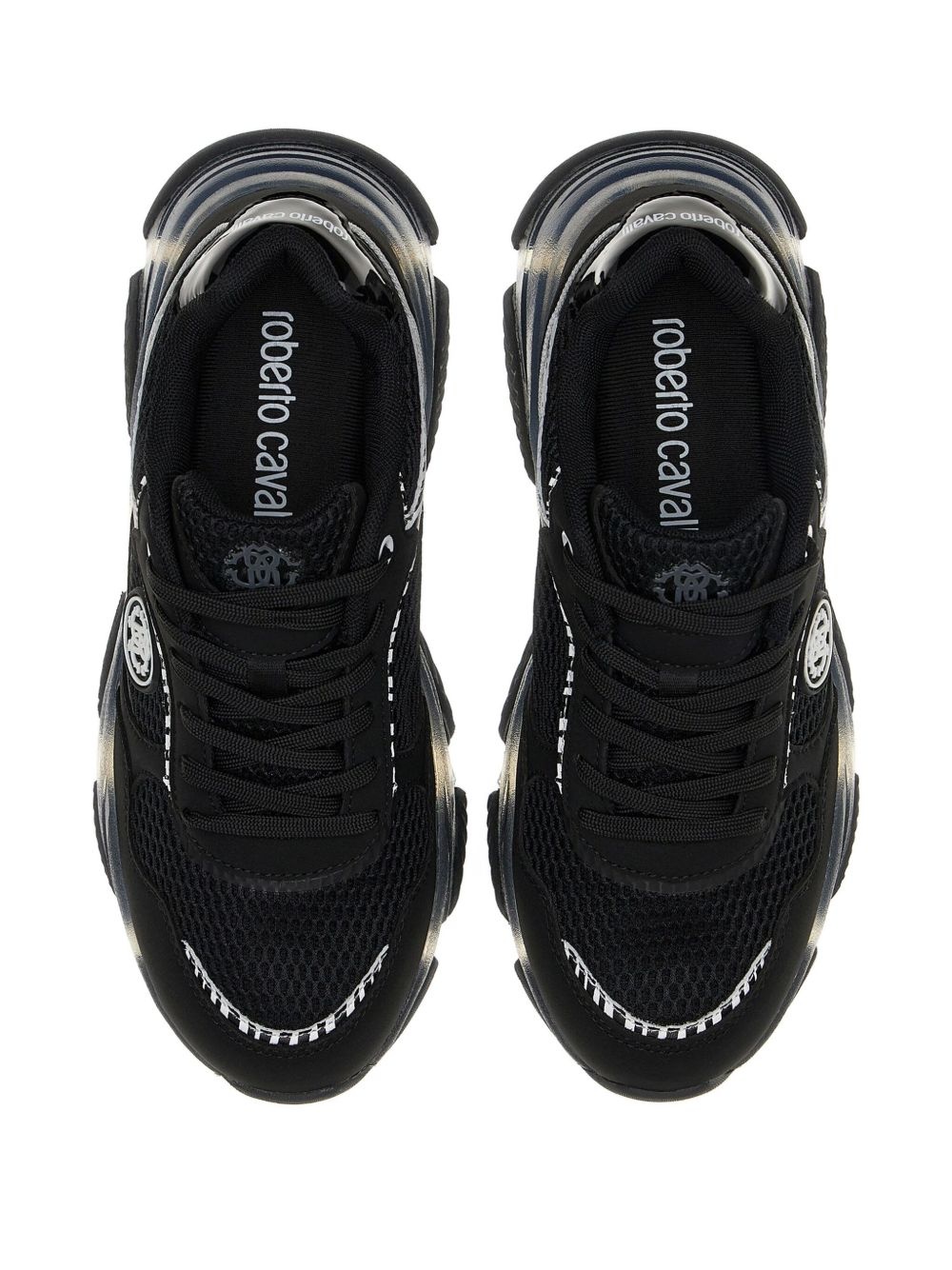 RC Monogram-appliqué sneakers - 4
