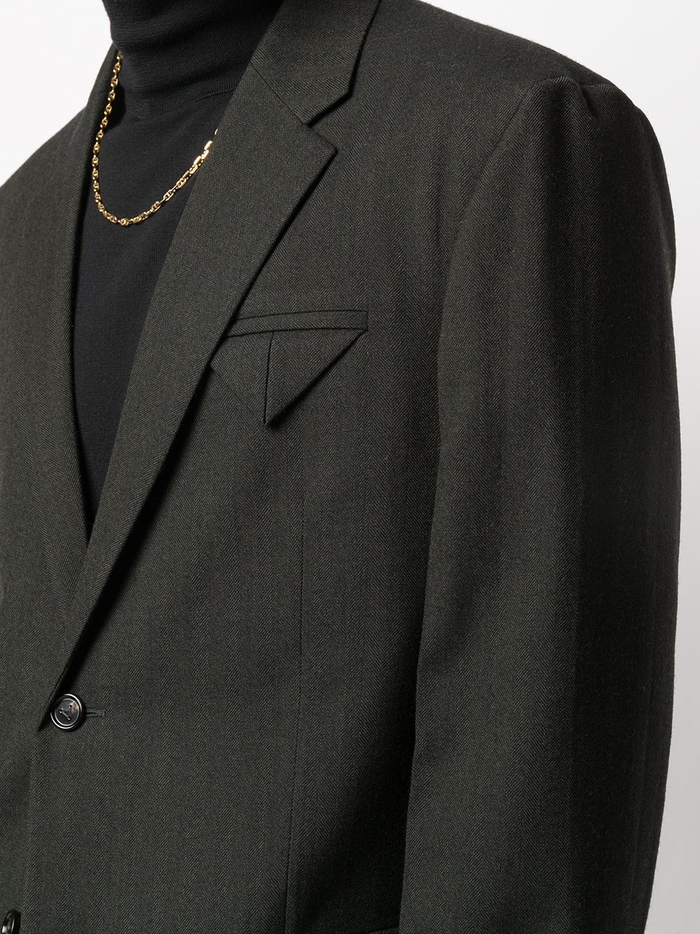 notched lapels blazer jacket - 5