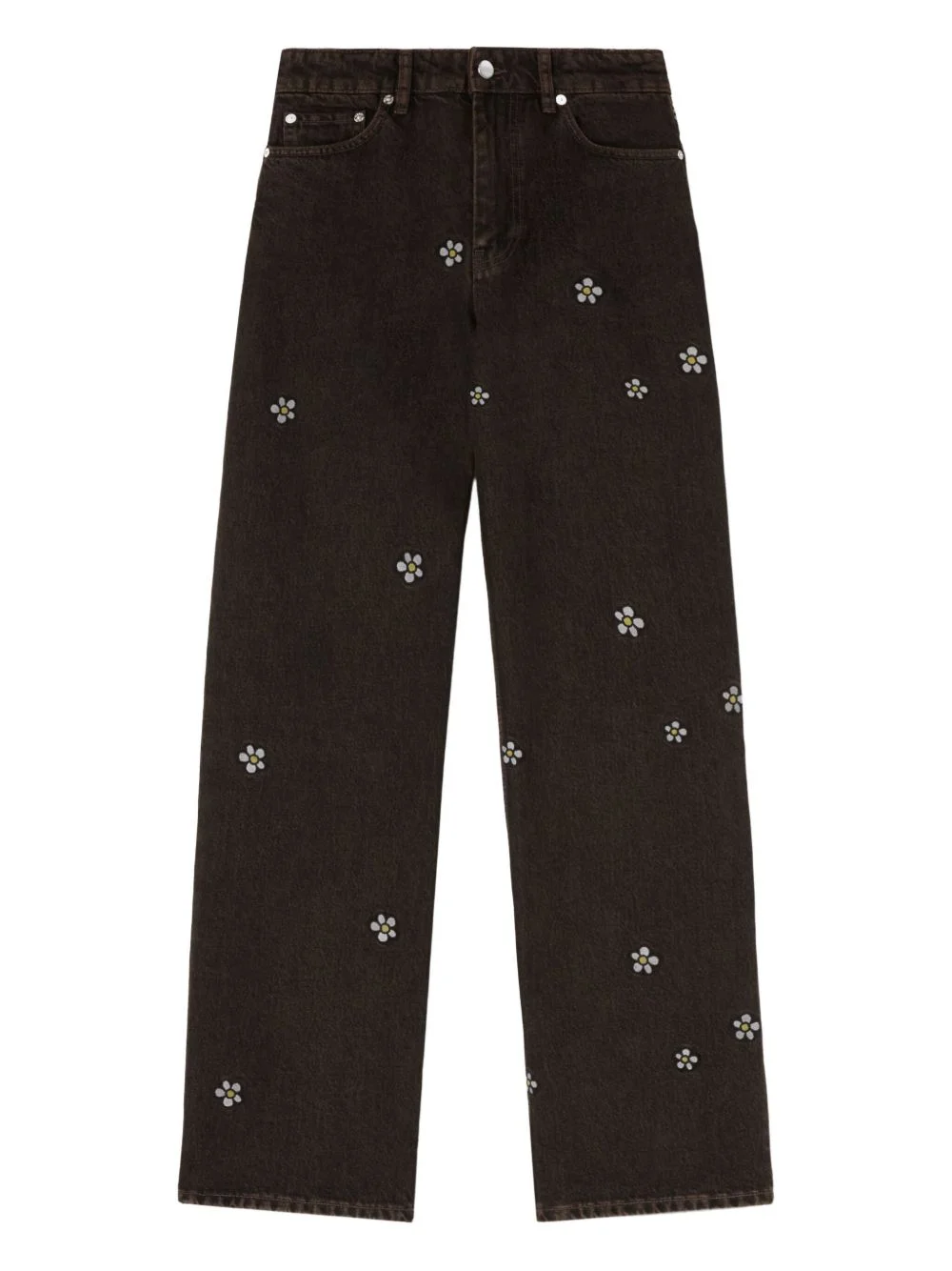 x Disney floral-print jeans - 1