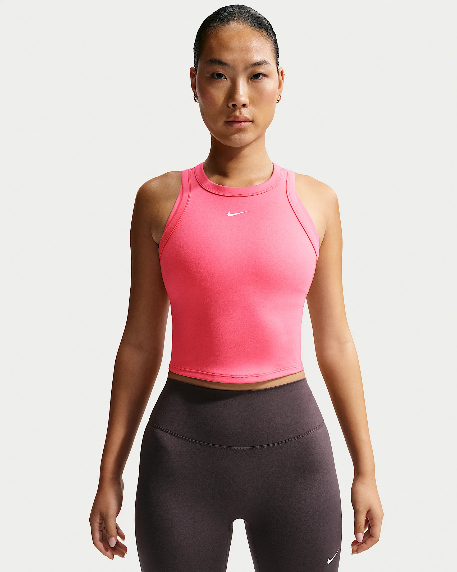 Nike One Fitted Women's Dri-FIT Cropped Tank Top - 1