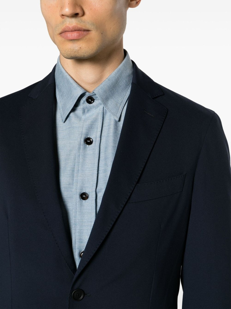 unched-lapels 단 하나 breasted blazer 5