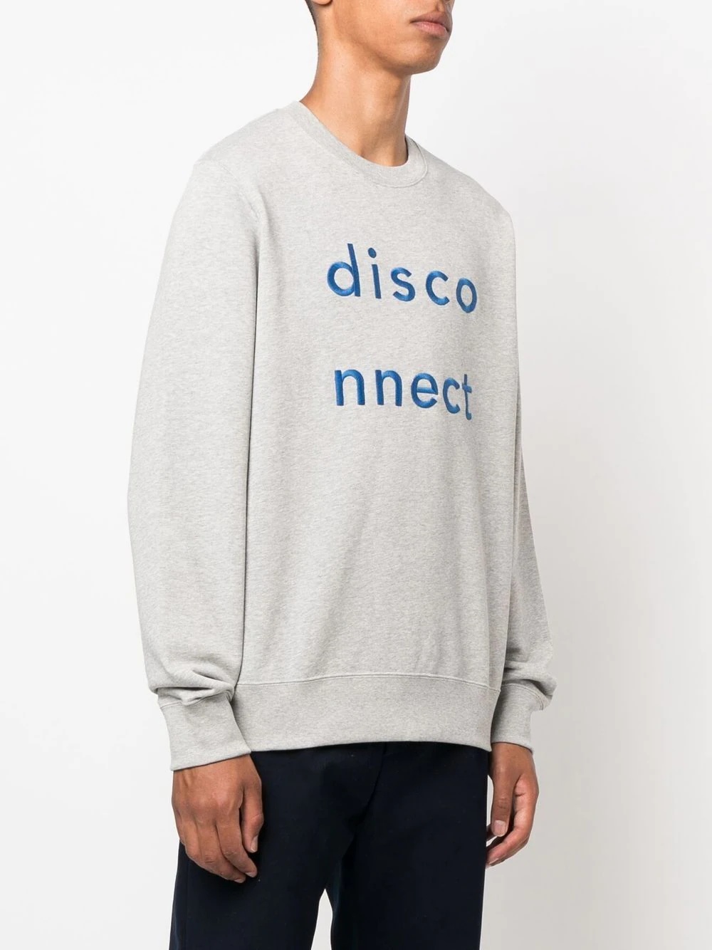 Disco embroidered-slogan sweatshirt - 3