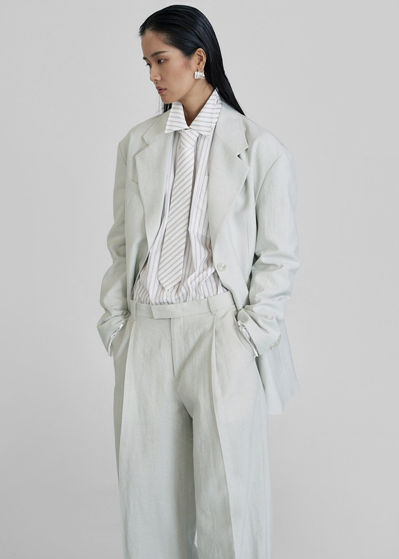 Connahy Tie Neck Shirt - White 6