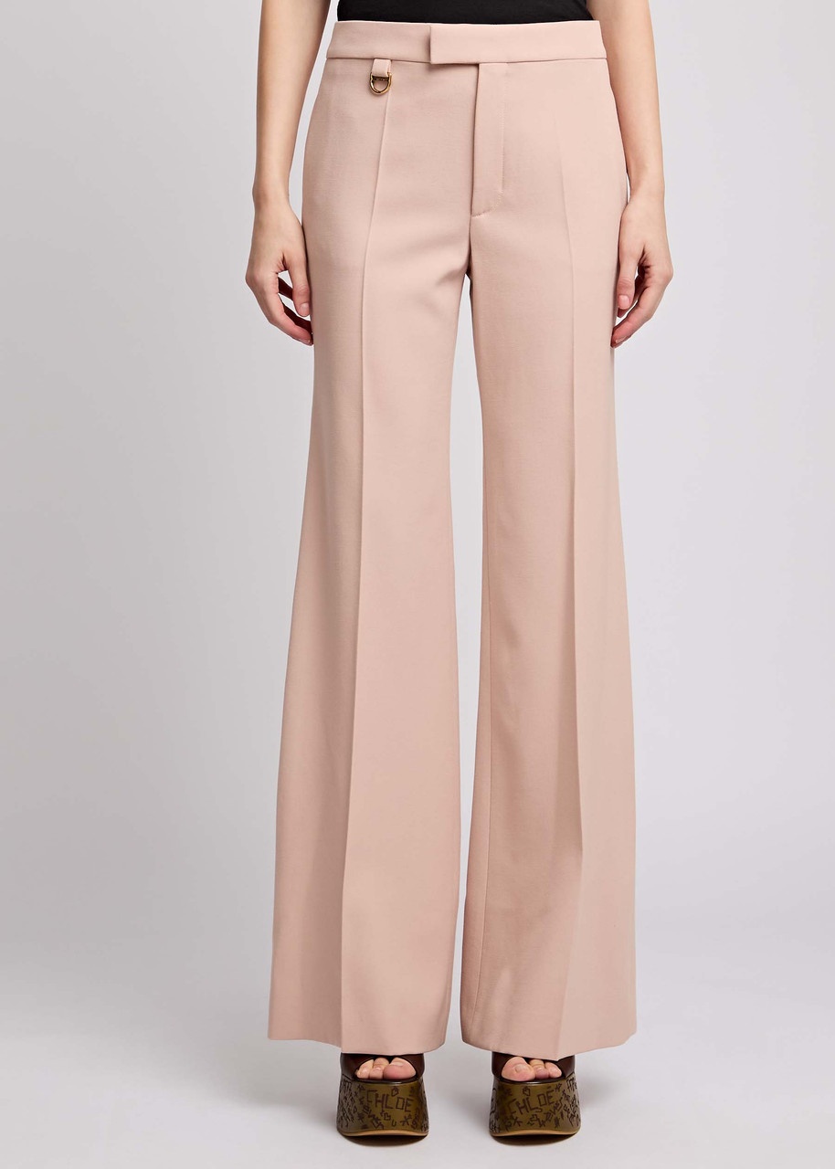 Chloe Wide-leg Wool Trousers - 2