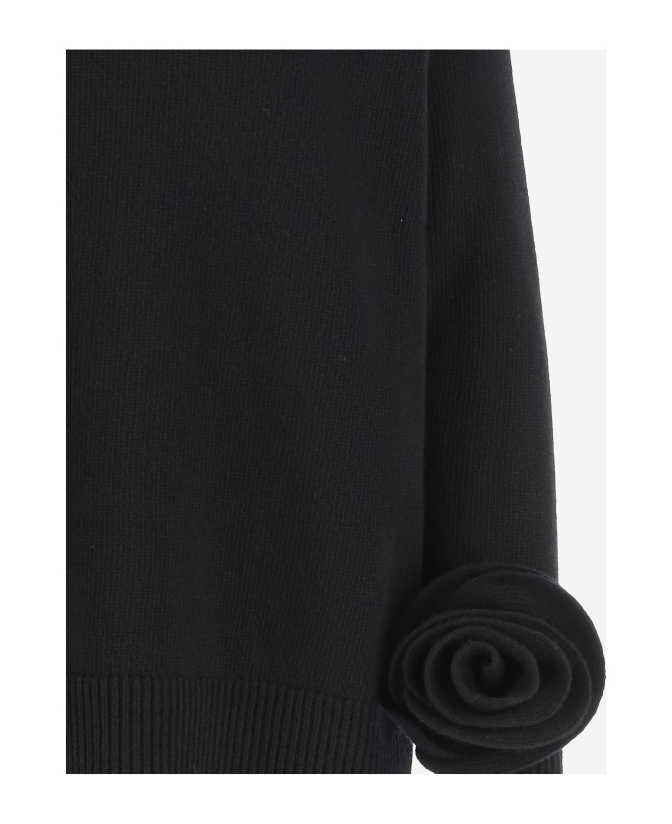 Black Wool Knitwear - 3