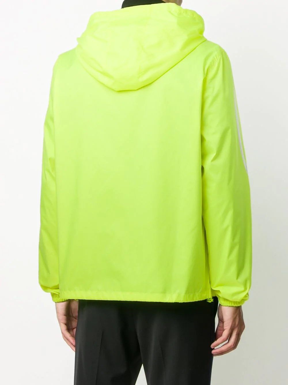 neon logo print windbreaker - 4