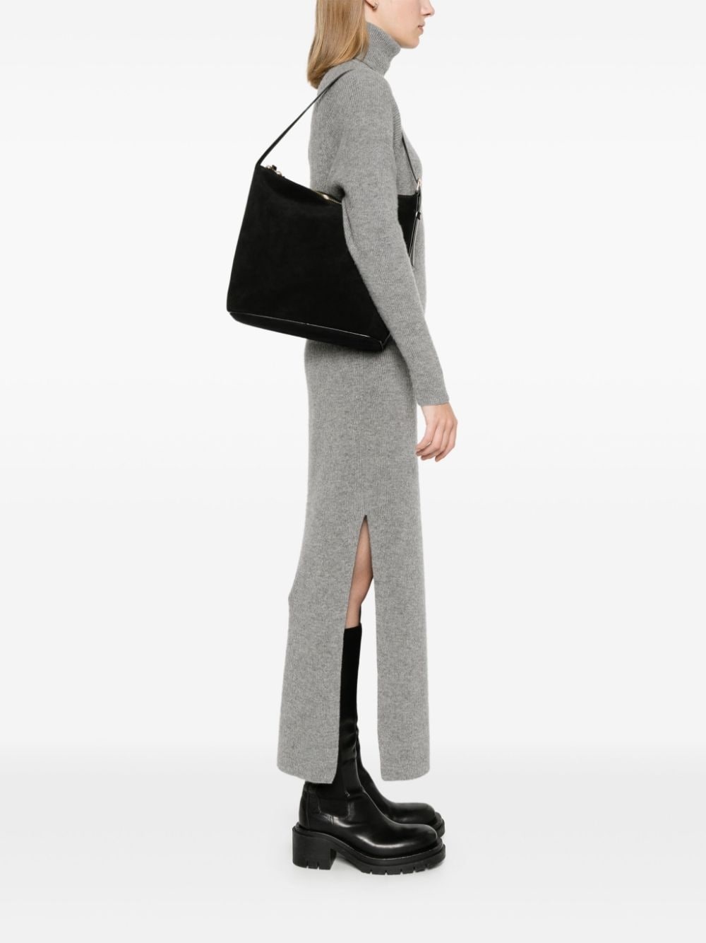 suede shoulder bag - 2