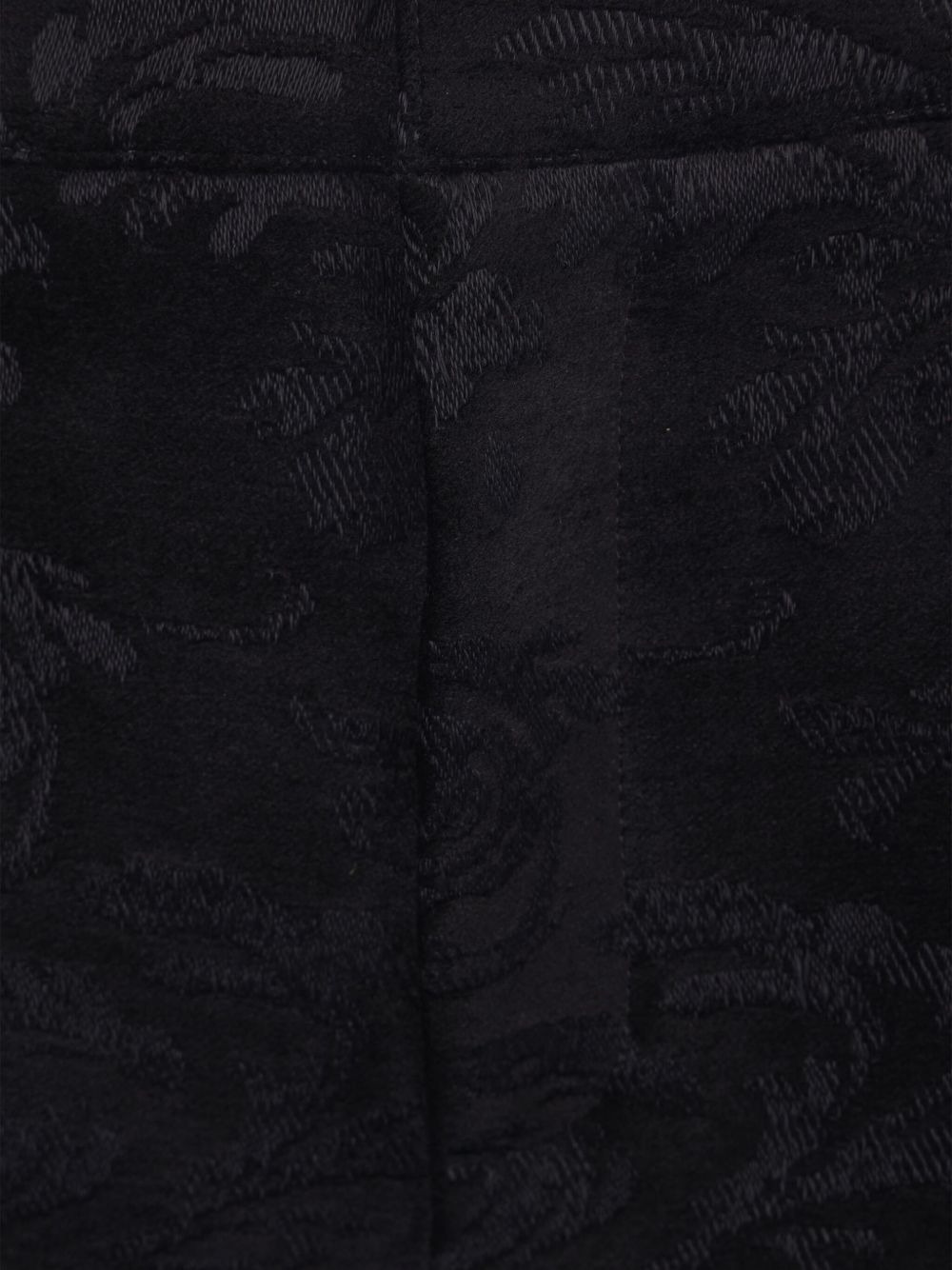 damask-pattern trousers - 4