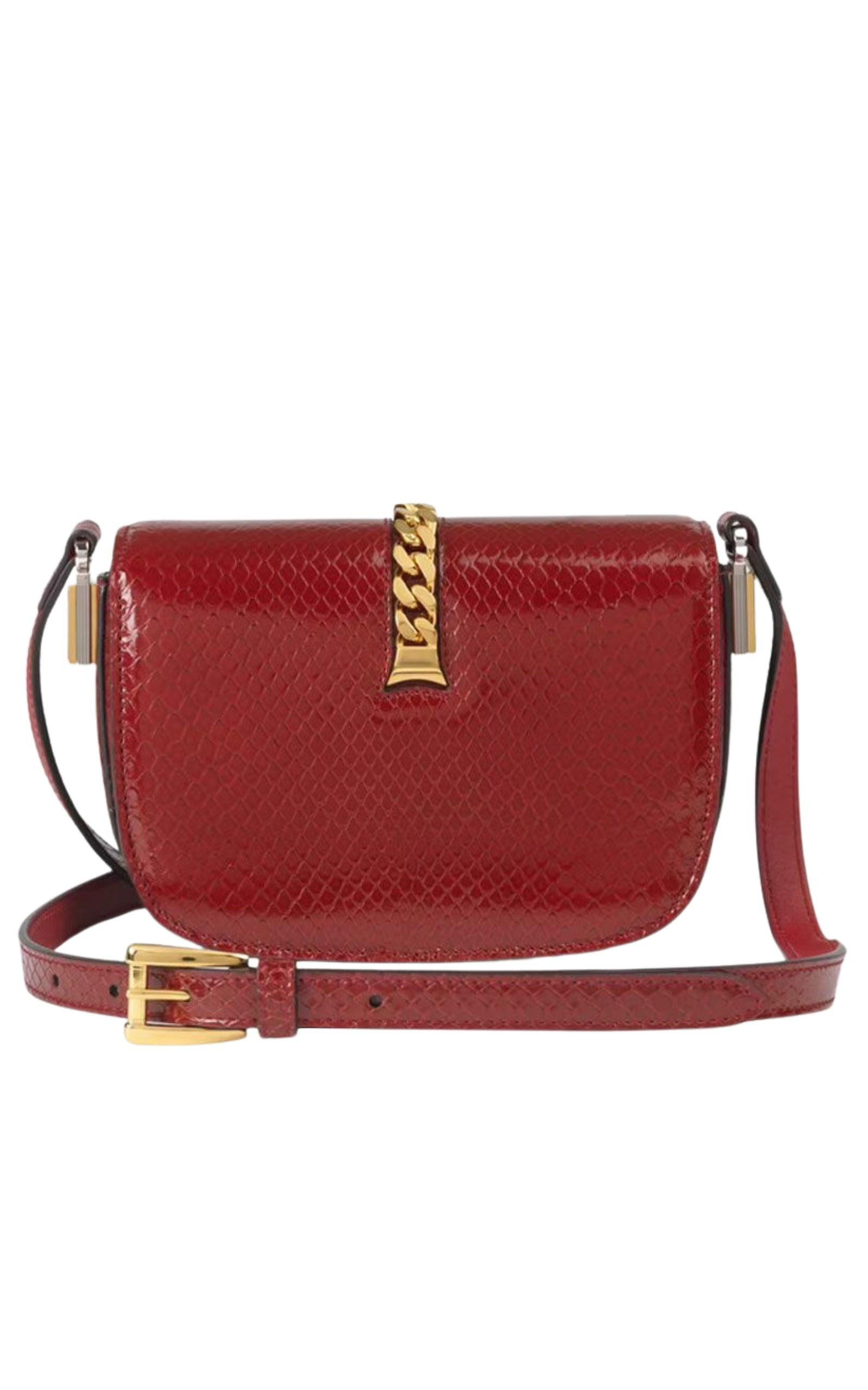 Sylvie 1969 Python Mini Shoulder Bag - 4