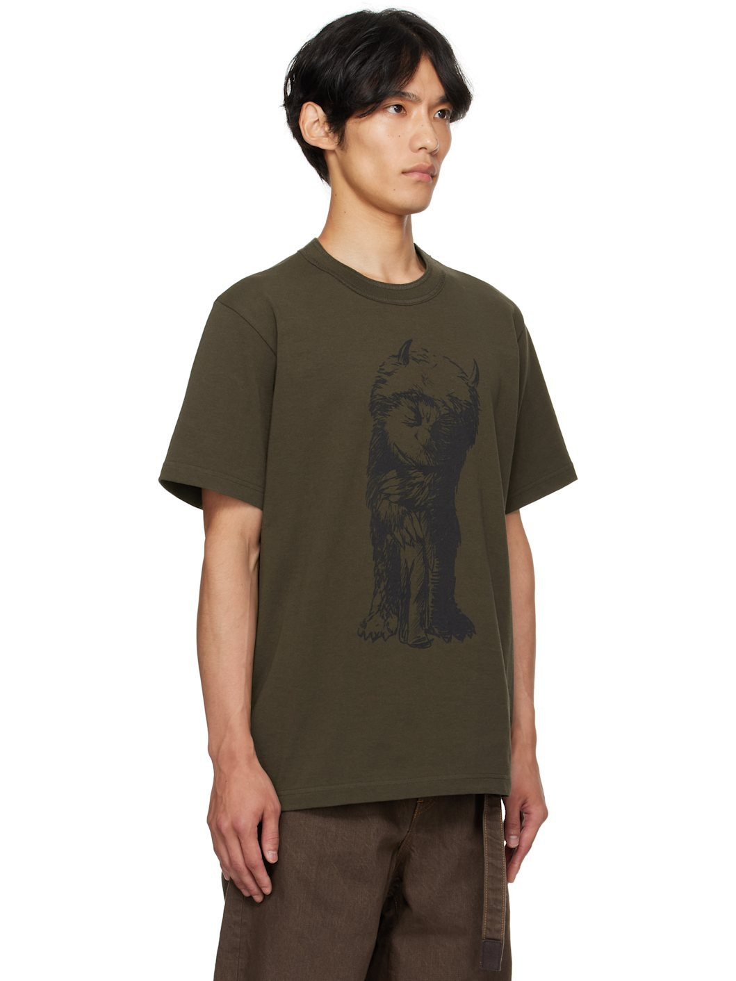 Khaki 'Where The Wild Things Are' T-shirt - 2
