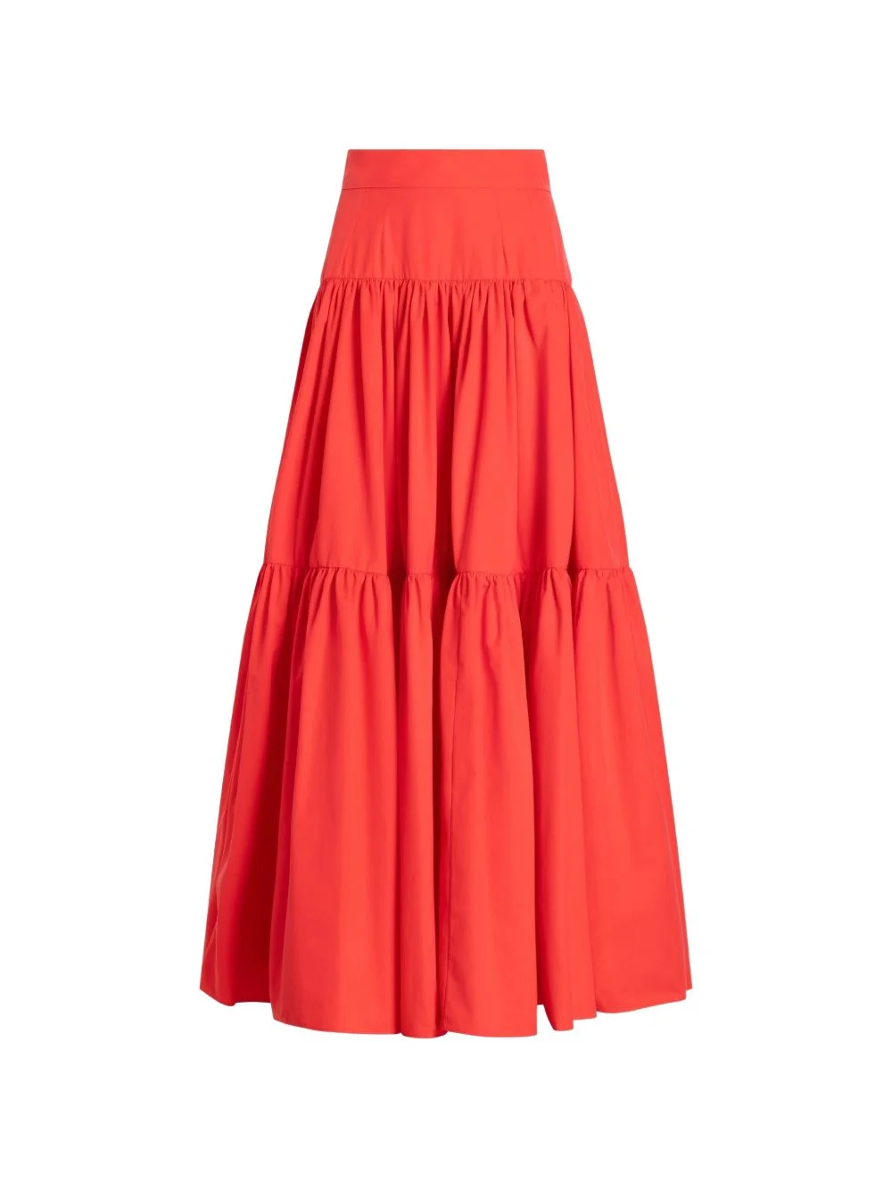 long cotton poplin skirt - 1