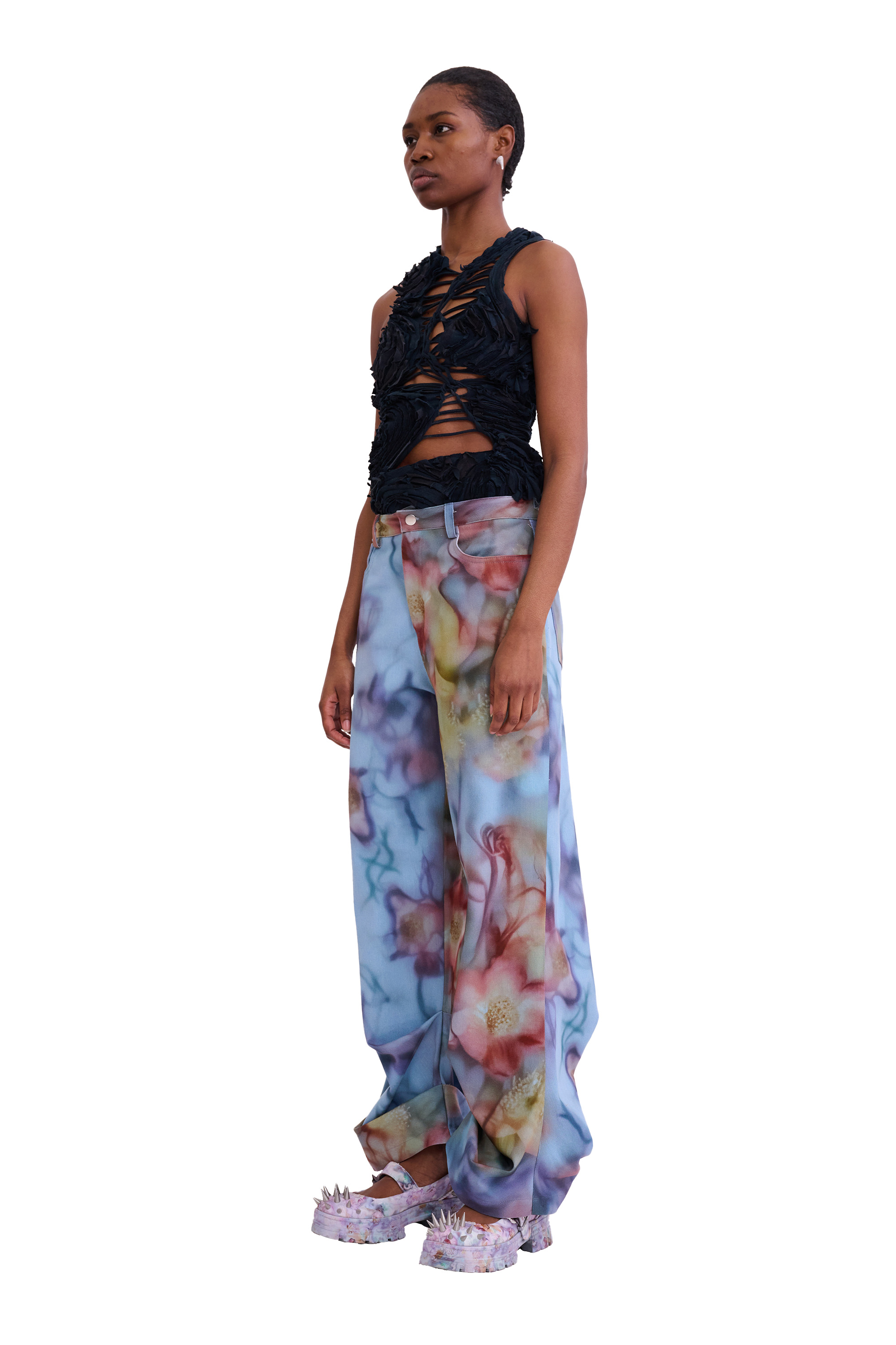 BARBED FLORAL DANTE JEAN - 4