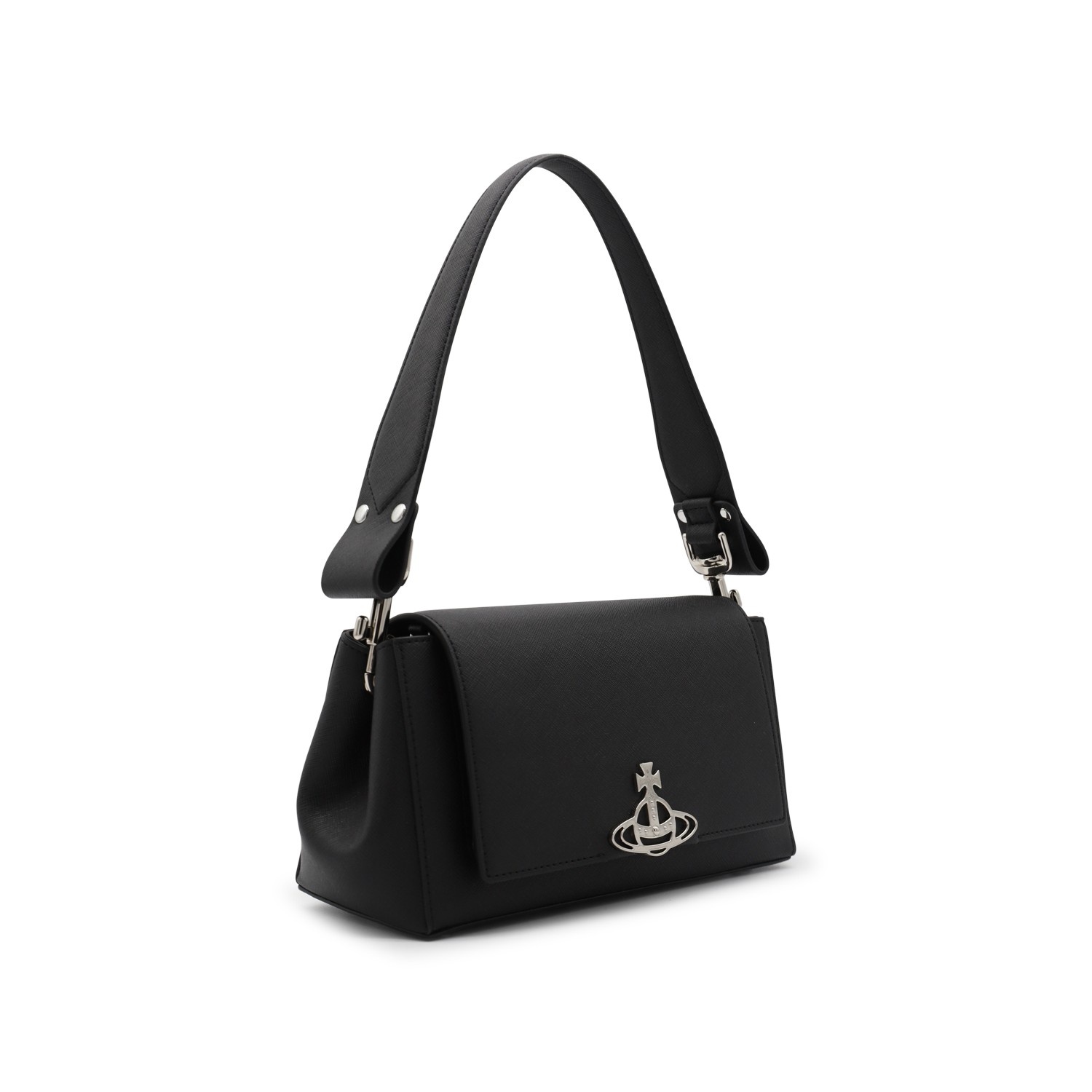 BLACK TOP HANDLE BAG - 2