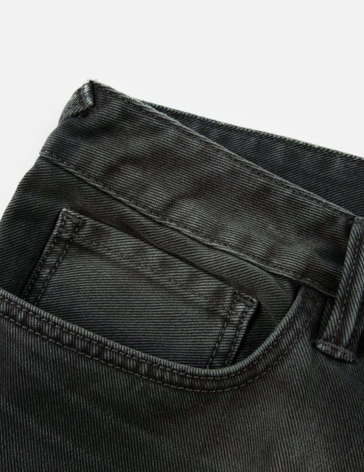Seagull Embroidered Washed Denim Joggers - 13