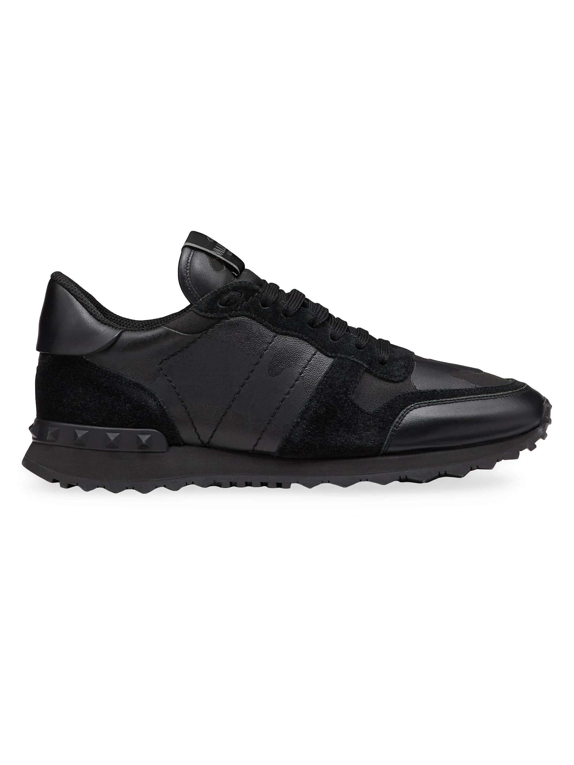Men's Camouflage Rockrunner Sneakers - Black - 1