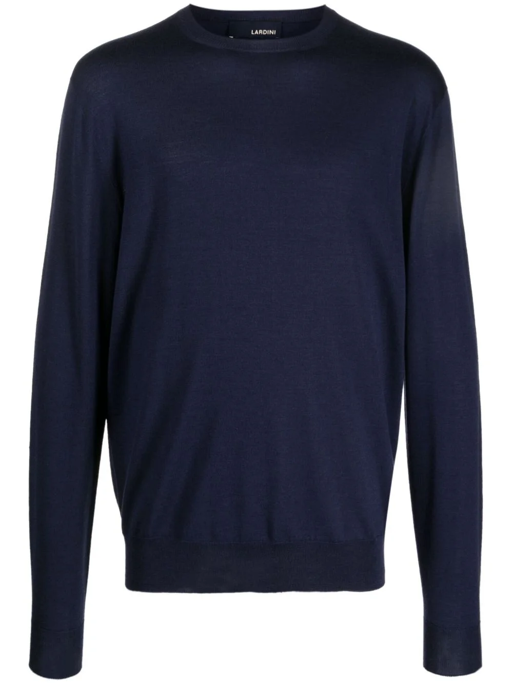 plain wool-silk jumper - 1