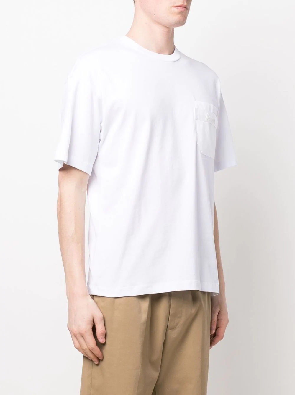 patch pocket short-sleeved T-shirt - 3