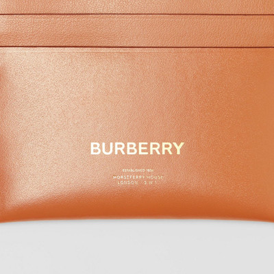 Burberry Horseferry Print Leather Card Case outlook