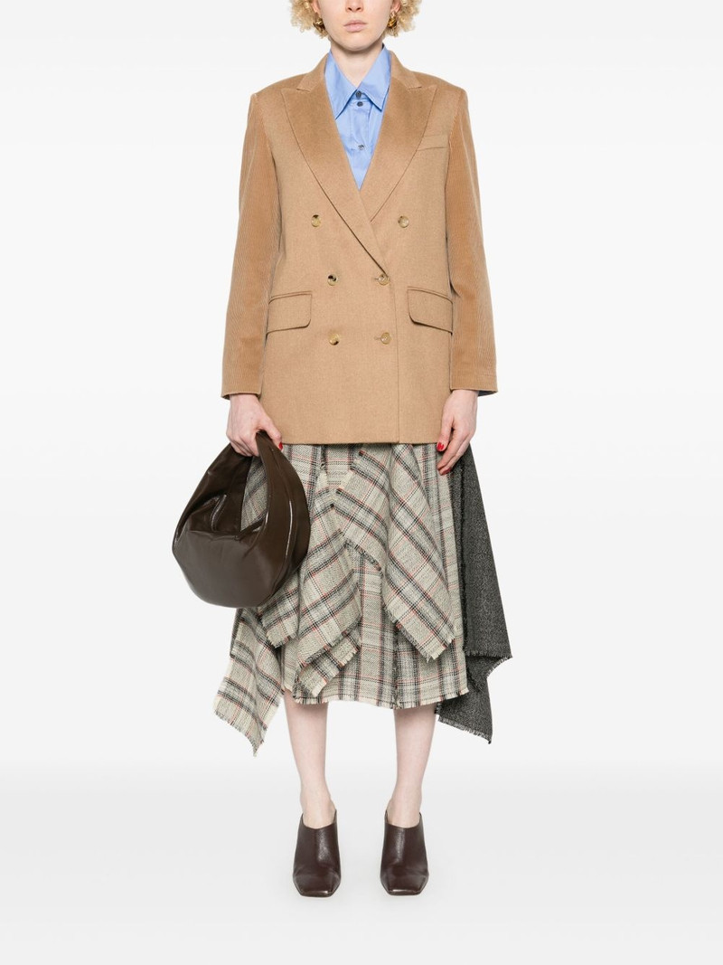 DURAZZI MILANO asymmetric midi skirt outlook