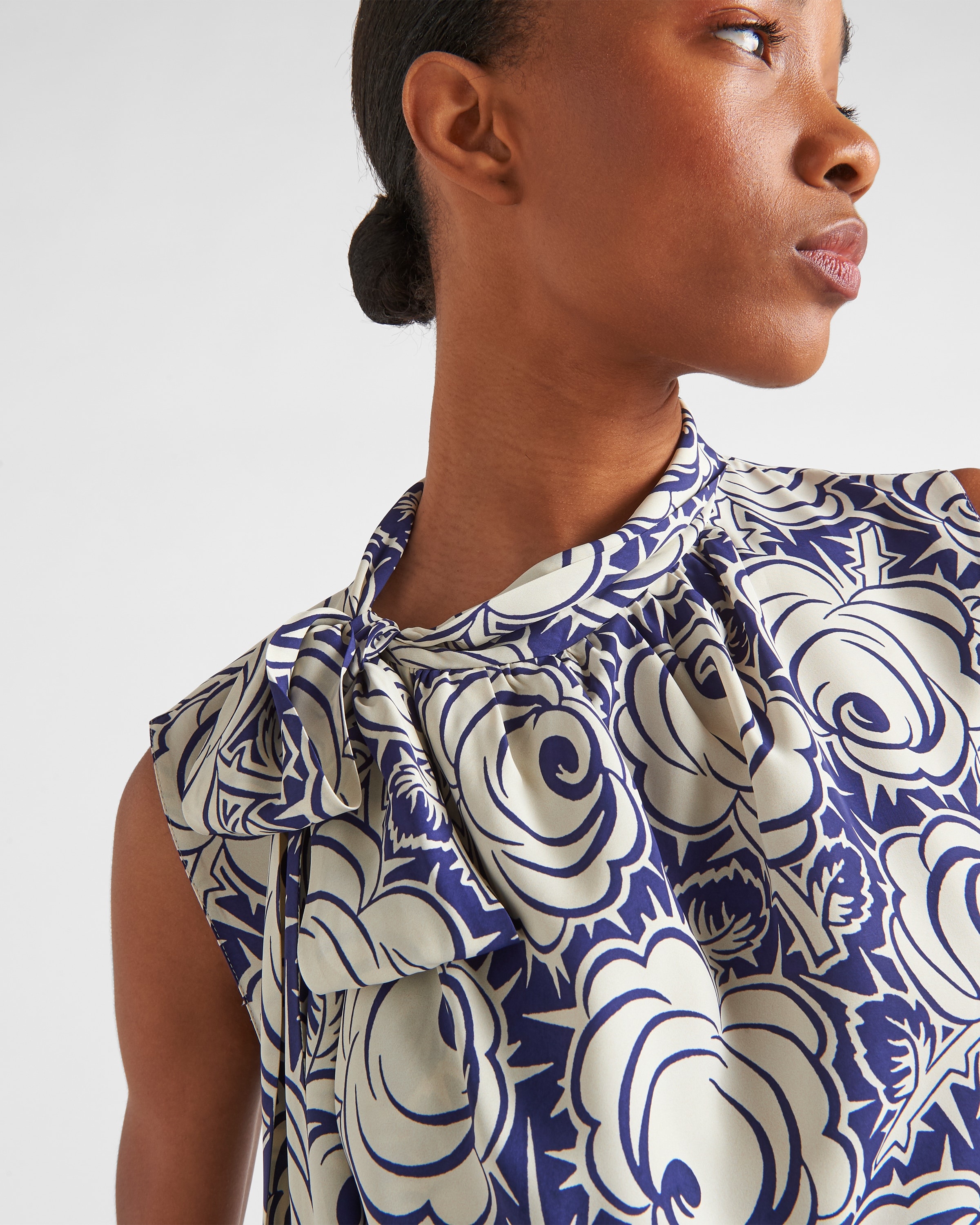 Prada Printed pongé dress | REVERSIBLE