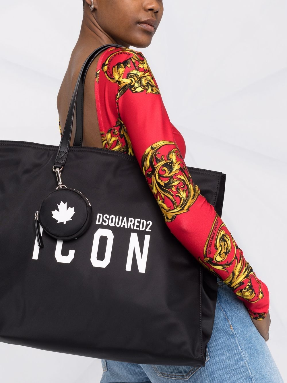 Icon logo-print tote - 3