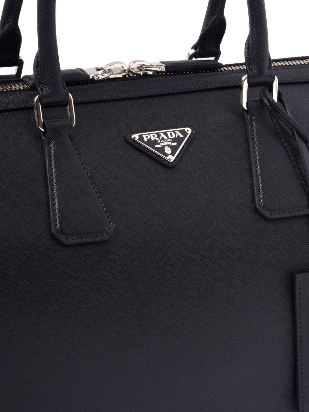 Saffiano leather holdall - 7