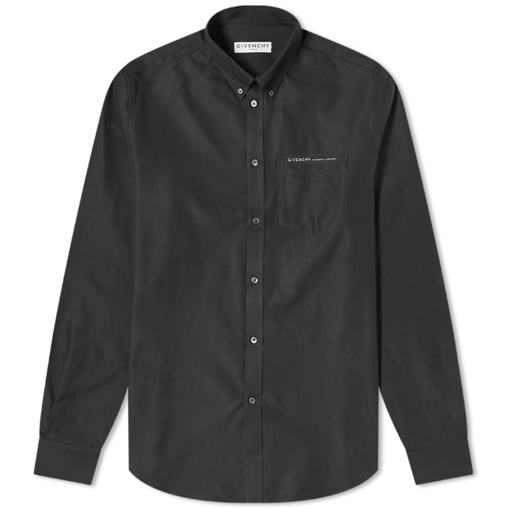 Givenchy Tape Pocket Oxford Shirt - 1