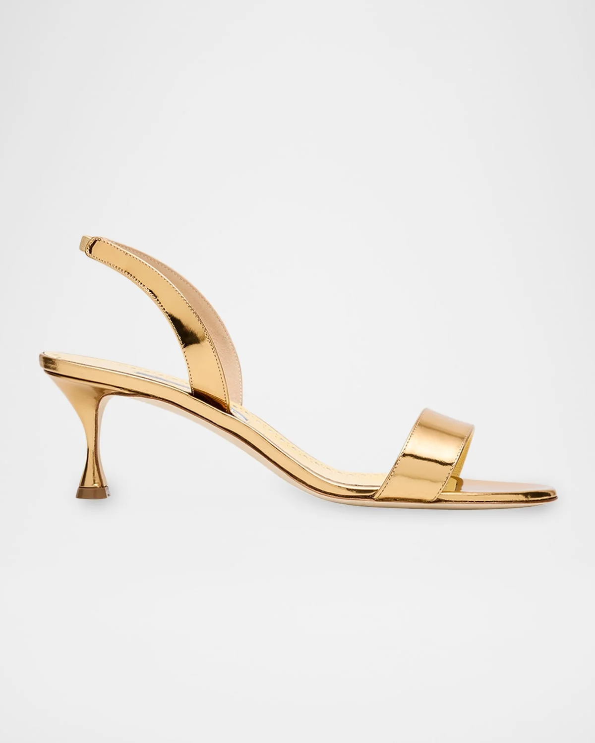 50mm Cupisanpla Metallic Leather Sandals - 1