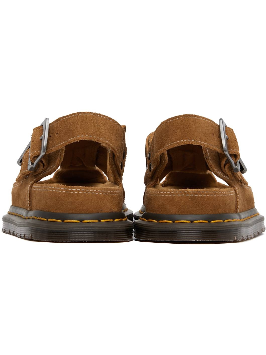 Tan Archive Fisherman Suede Sandals - 2