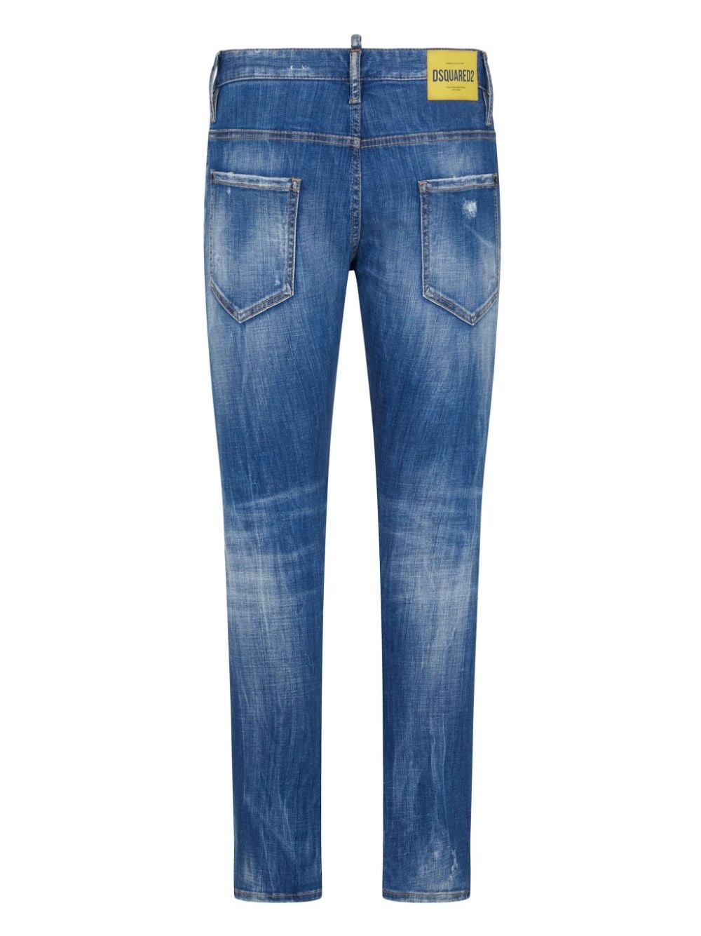 DSQUARED2 distressed slim-cut jeans | REVERSIBLE