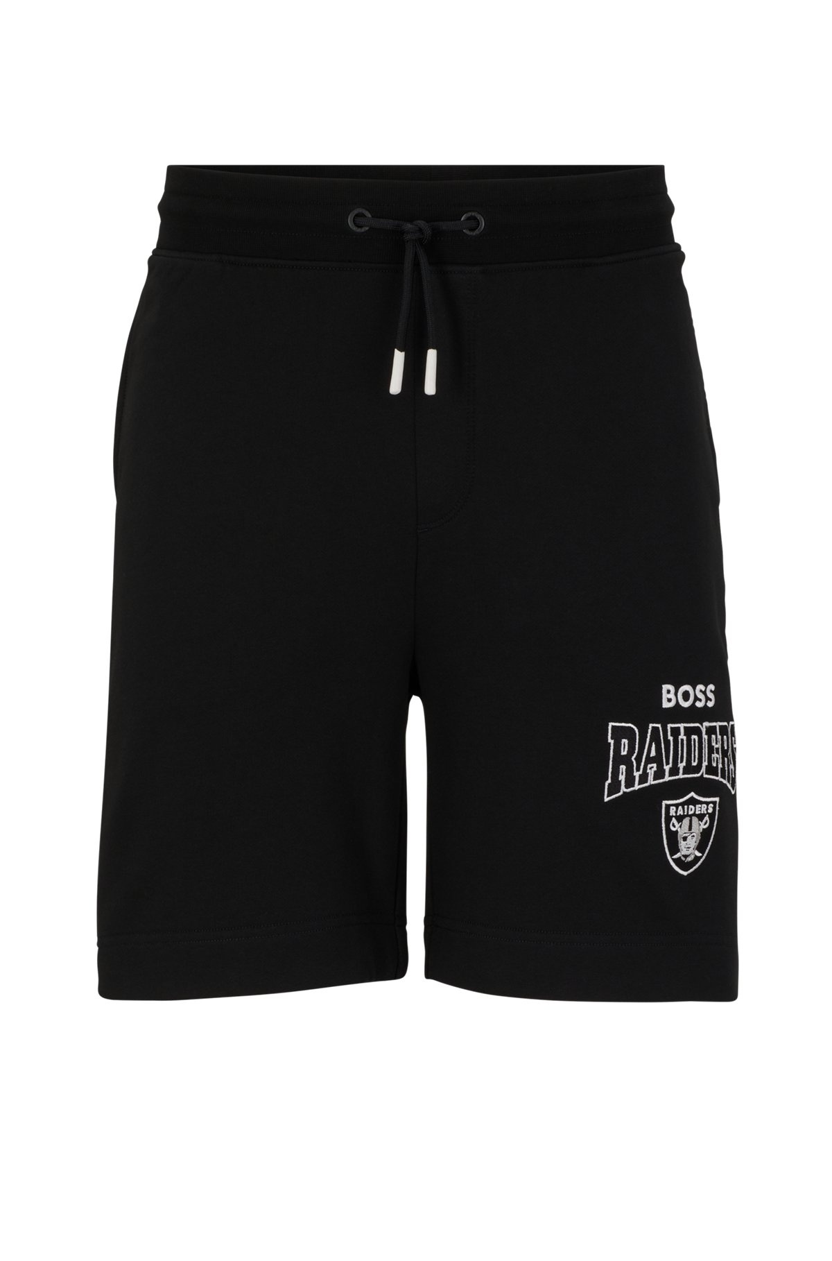 BOSS X NFL COTTON-TERRY SHORTS WITH COLLABORATIVE BRANDING - 1