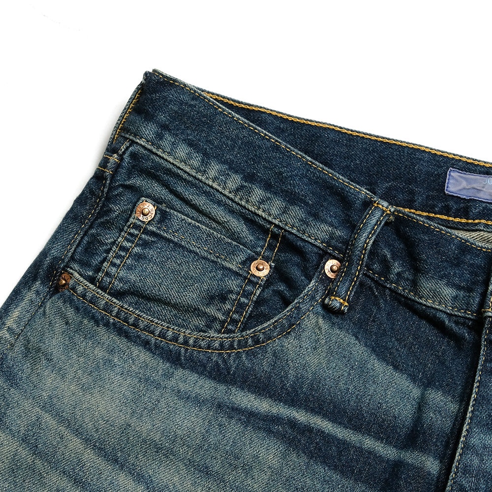 Cotton Distressed Denim Pants - WO-P020-051 - 6