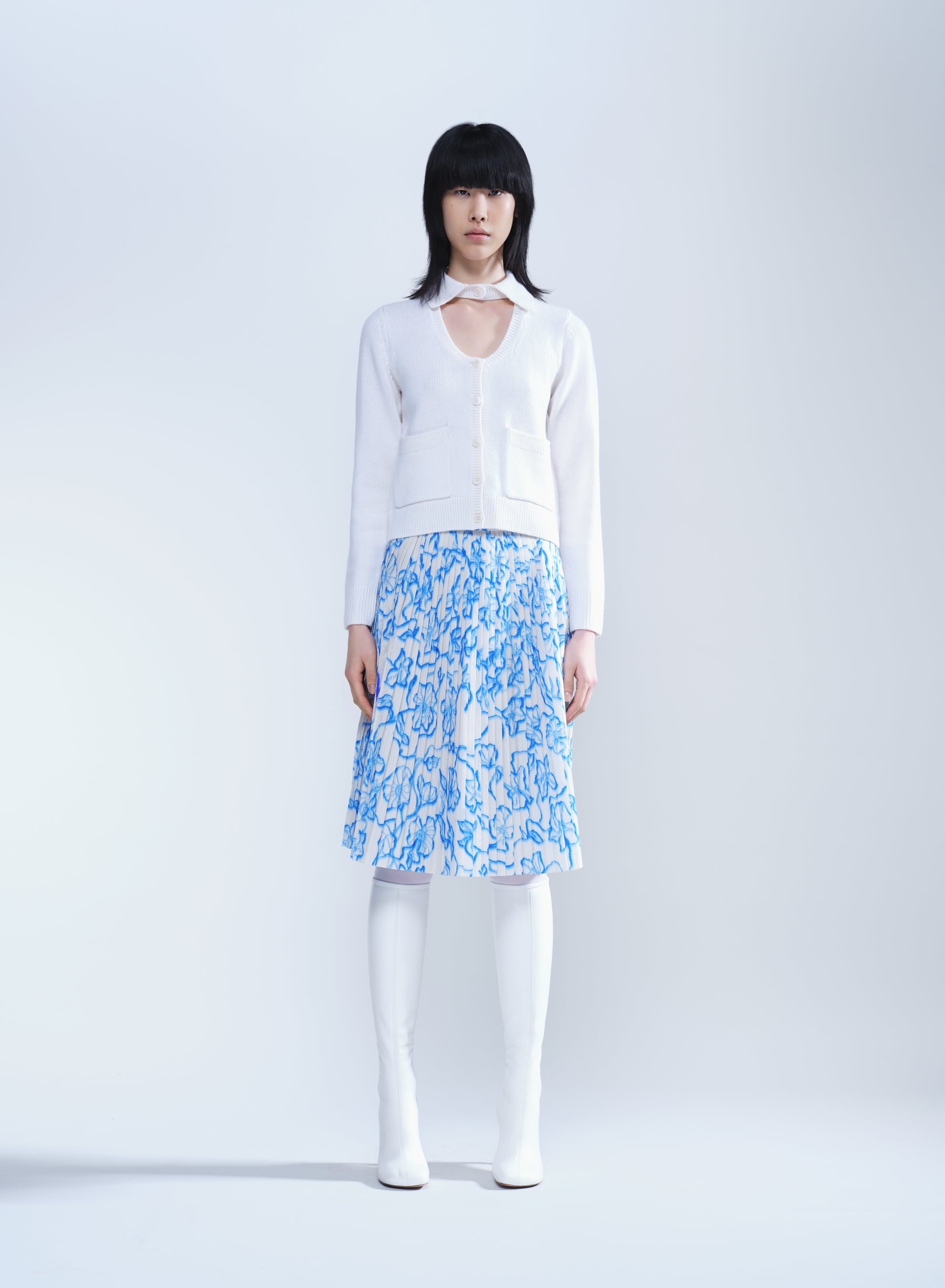 KNEE LENGTH SKIRT - 2